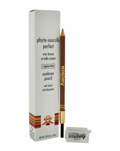 Sisley 0.019oz Cappuccino Phyto-Sourcils Perfect Eyebrow Pencil With Brush & Sharpener Women Makeup Sets